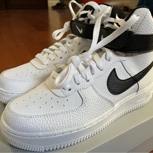 NIKE air force 1 white and black panda shoes